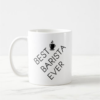 Mug Le meilleur barman jamais. Cadeau de barman.