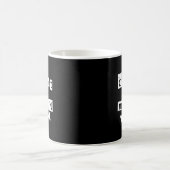Mug Le meilleur blanc d'homme sur le noir (Centre)