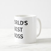 MUG LE MEILLEUR BOSS DU MONDE (Devant droit)