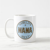 Mug Le meilleur cadeau de Nana des mondes (Gauche)