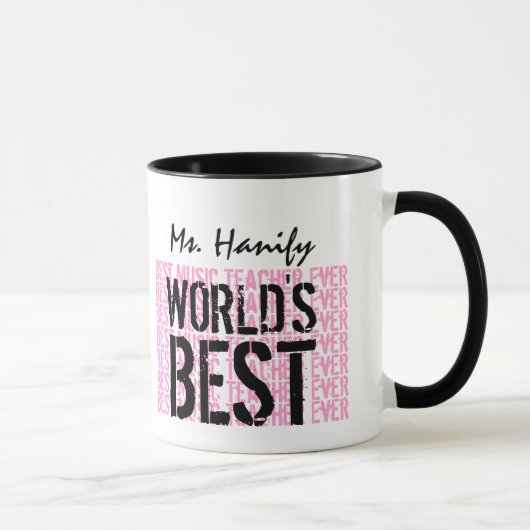 Mug Le meilleur cadeau V19 du professeur de Sciences (Droite)