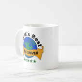 Mug Le meilleur chauffeur du bus du monde (Devant gauche)