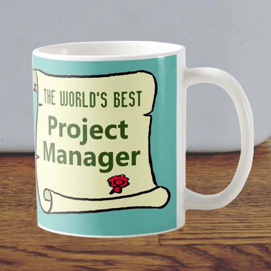 Mug Le meilleur chef de projet au monde.