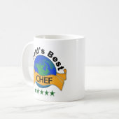 Mug Le meilleur chef du monde (Devant gauche)