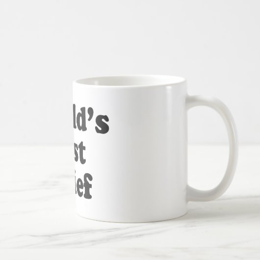 Mug Le meilleur chef du monde (Droite)