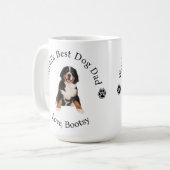 Mug Le meilleur chien du monde papa Bernese Mountain P (Devant gauche)