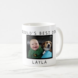 Mug Le meilleur chien du monde personnalisé avec la