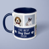 Mug Le meilleur chien papa jamais Marine Blue Pet Coll