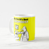 Mug Le meilleur chiropodiste du monde (Devant gauche)
