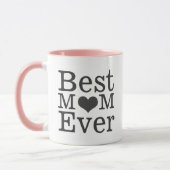 Mug Le meilleur coeur de maman jamais (Gauche)