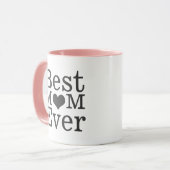 Mug Le meilleur coeur de maman jamais (Devant gauche)