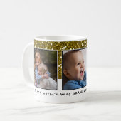 Mug Le meilleur collage de photo de Noël de la (Devant gauche)