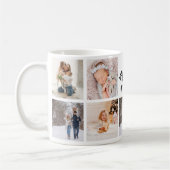 Mug Le meilleur collage photo de maman Typographie mod (Gauche)