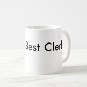 Mug Le meilleur commis du monde (Devant droit)