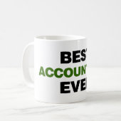 Mug Le meilleur comptable jamais (Devant gauche)