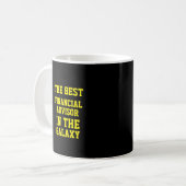 Mug Le Meilleur Conseiller Financier De La Galaxie (Devant gauche)