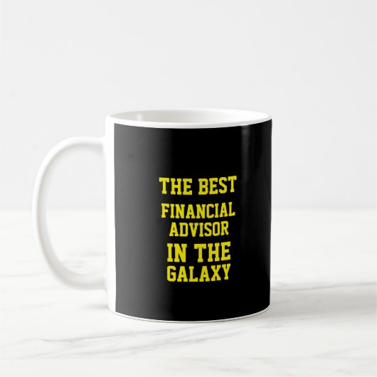 Mug Le Meilleur Conseiller Financier De La Galaxie (Gauche)
