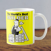 Mug Le meilleur constructeur ou travailleur de constru