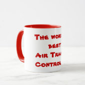 Mug Le meilleur contrôleur de la navigation aérienne (Devant gauche)
