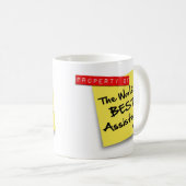 Mug Le meilleur courrier auxiliaire du monde (Devant droit)