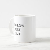 Mug Le meilleur DAD du monde (Devant gauche)