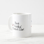 Mug Le meilleur dentiste de Freakin jamais (Devant gauche)