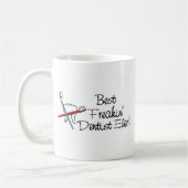 Mug Le meilleur dentiste de Freakin jamais (Gauche)