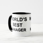 Mug Le meilleur directeur du monde (Devant gauche)