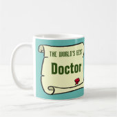 Mug Le meilleur docteur du monde. (Gauche)