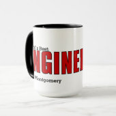 Mug Le meilleur du monde du génie électrique avec nom (Devant gauche)