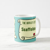 Mug Le meilleur échafaudageur du monde. (Devant droit)