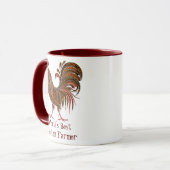 Mug Le meilleur éleveur de poulet du monde (Devant gauche)