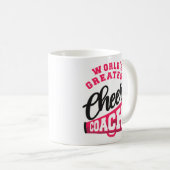 Mug Le Meilleur Entraîneur Cheer World De Cheer Cheer (Devant droit)