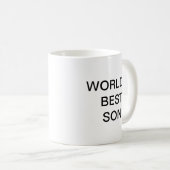 Mug Le meilleur fils du monde (Devant droit)