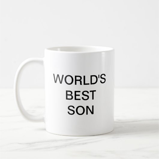 Mug Le meilleur fils du monde (Gauche)
