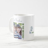 Mug Le meilleur frère dans l'univers - deux photos (Devant gauche)