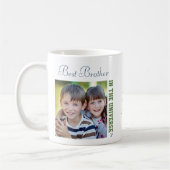 Mug Le meilleur frère dans l'univers - deux photos (Gauche)
