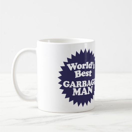 Mug Le meilleur Garbage Man du monde (Gauche)