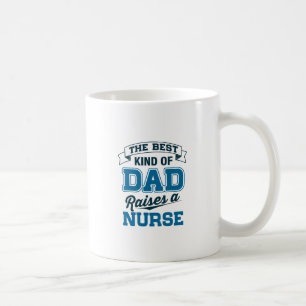 Mug Le meilleur genre de papa élève une infirmière