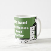 Mug Le meilleur golfeur du monde (Devant droit)