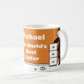 Mug Le meilleur golfeur du monde (Devant droit)