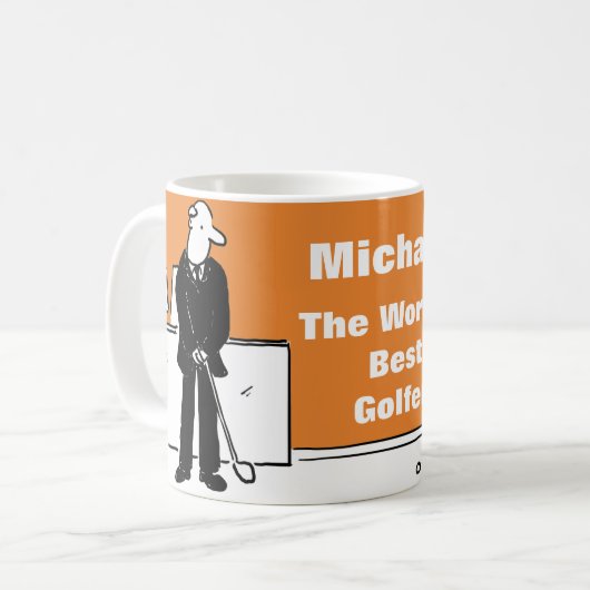 Mug Le meilleur golfeur du monde (Devant gauche)