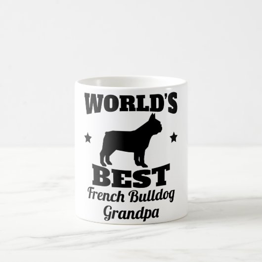 Mug Le meilleur grand-papa de bouledogue français des (Centre)