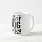 Mug Le meilleur grand-papa du chien du monde (Devant droit)