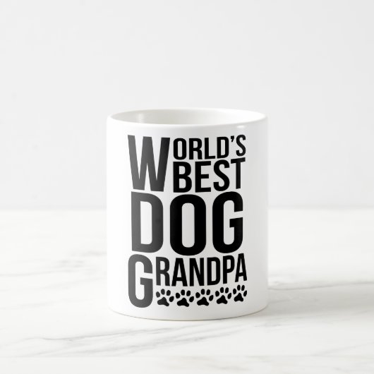 Mug Le meilleur grand-papa du chien du monde (Centre)