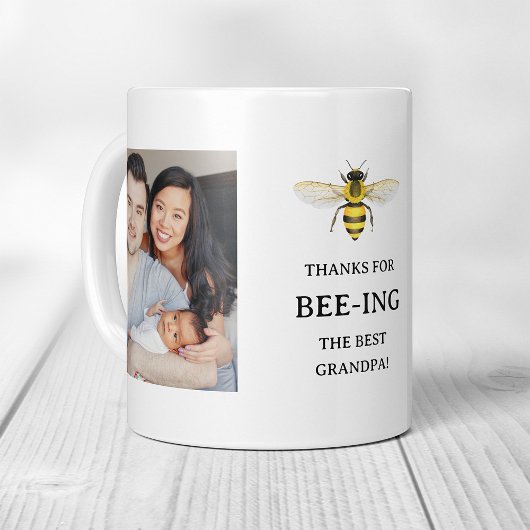 Mug Le meilleur grand-père | Simple mignonne abeille e