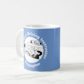 Mug Le meilleur instructeur de conduite du monde à per (Devant gauche)