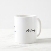 Mug Le meilleur jour de Valentines de mari jamais (Devant droit)