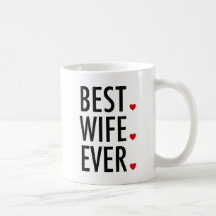 Mug Le meilleur jour de Valentines d'épouse jamais