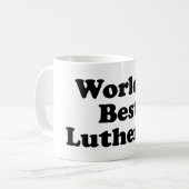 Mug le meilleur Luthérien du monde (Devant gauche)